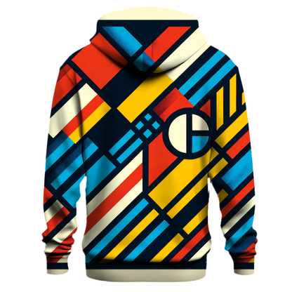 Retro Color Block Hoodie