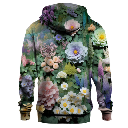 Ethereal Floral Harmony Hoodie