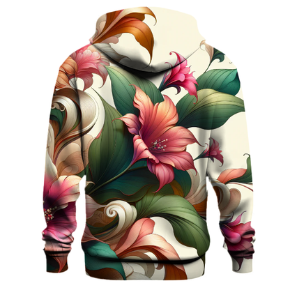 Abstract Floral Dreams Hoodie Hoodie Designs