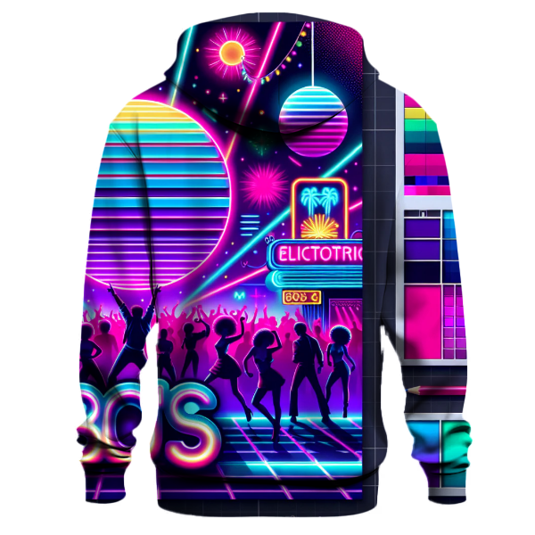 Neon Lights Party Hoodie Custom Hoodies