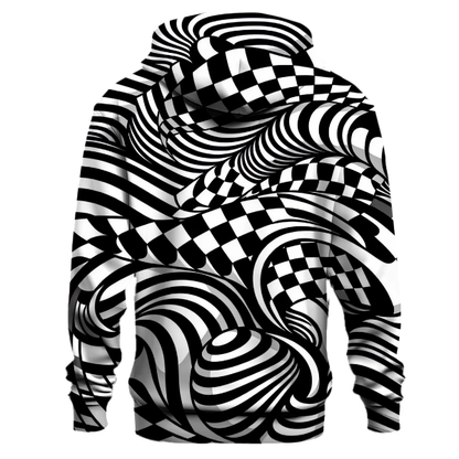 Retro Optical Illusions Hoodie