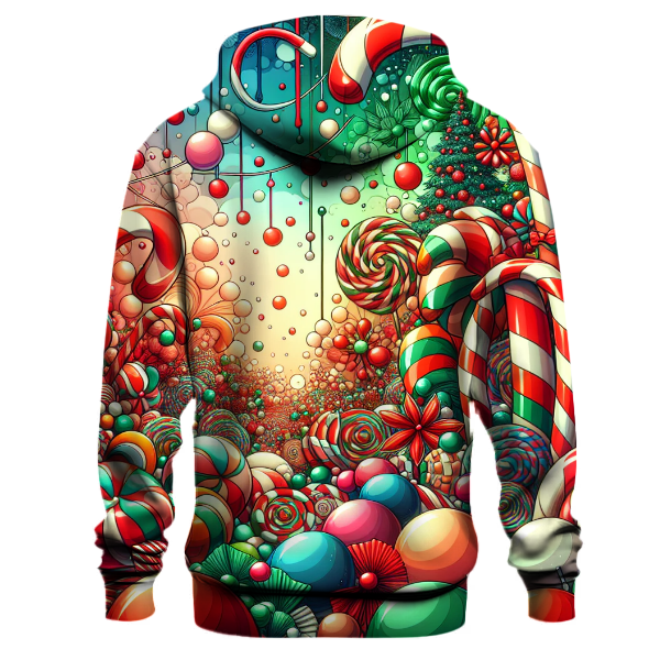 Whimsical Candyland Christmas Hoodie