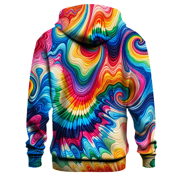 Rainbow Ripple Delight Hoodie