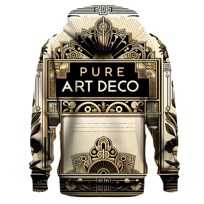 Art Deco Elegance Fusion Hoodie