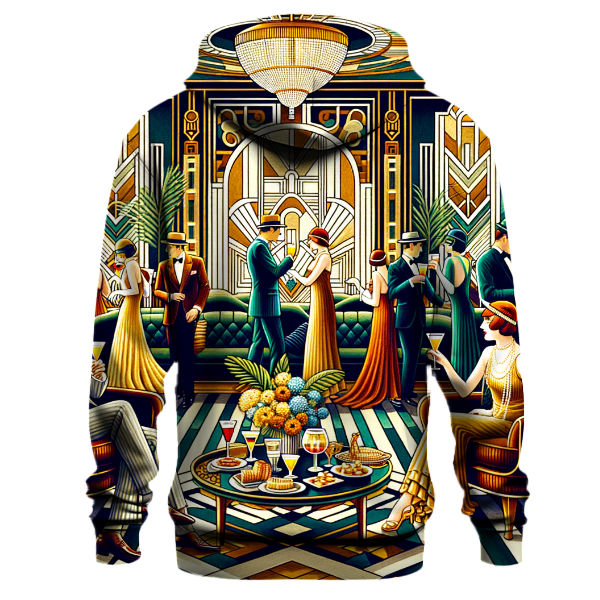 Art Deco Christmas Affair Hoodie