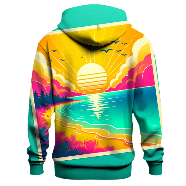 Retro Summer Gradient Hoodie