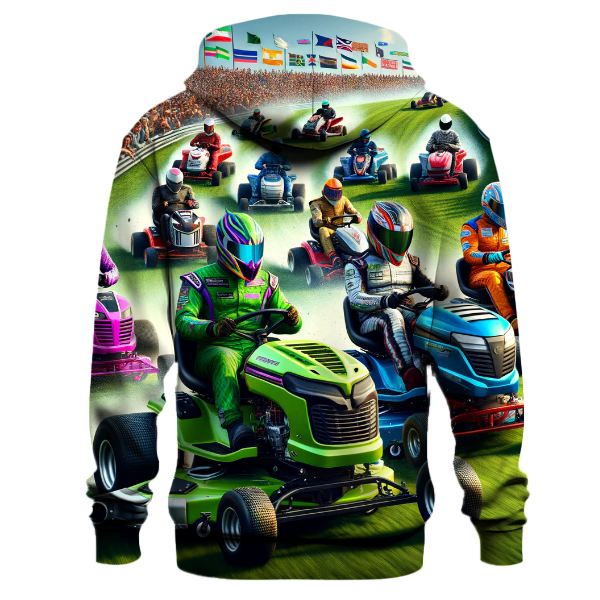 Lawn Mower Racing Hoodie