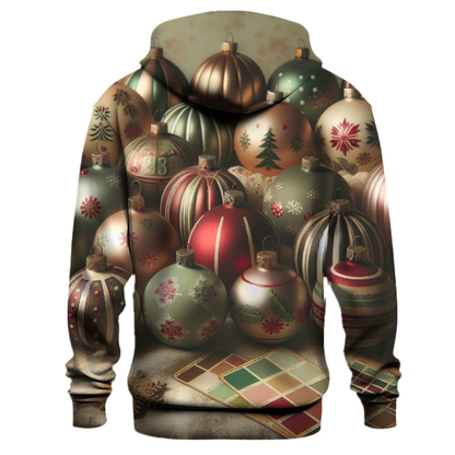 Retro Christmas Ornament Hoodie