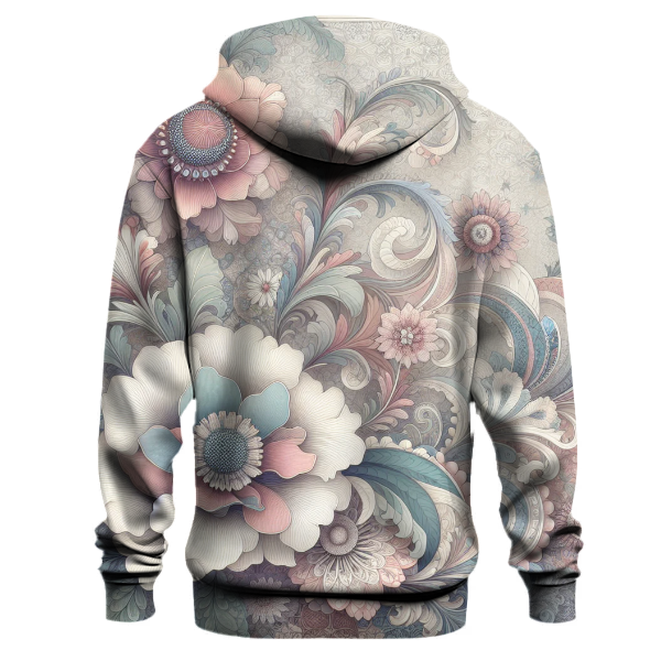 Peaceful Floral Oasis Hoodie Custom Hoodies