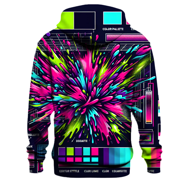 Electric Colors Explosion Hoodie