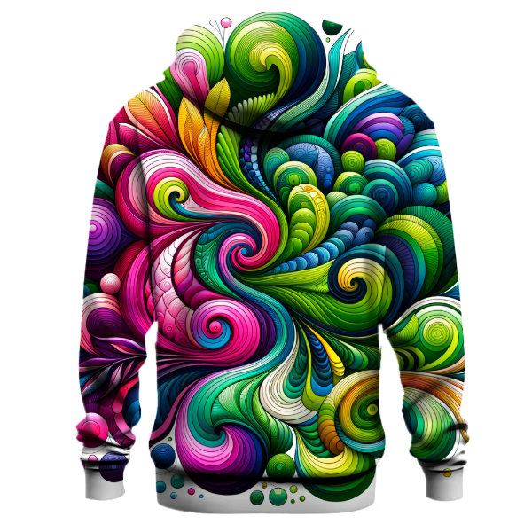 Abstract Nature Bliss Hoodie