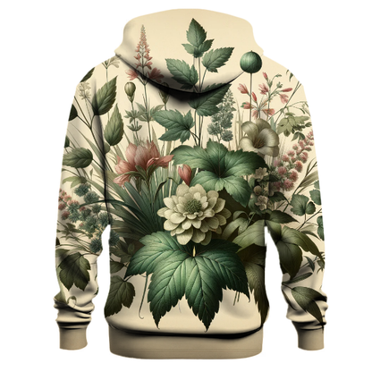 Vintage Botanical Illustrations Hoodie