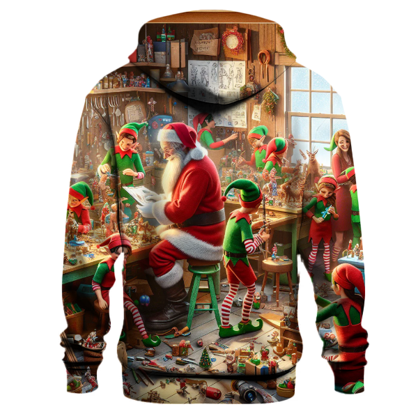 Elves' Winter Workshop Hoodie