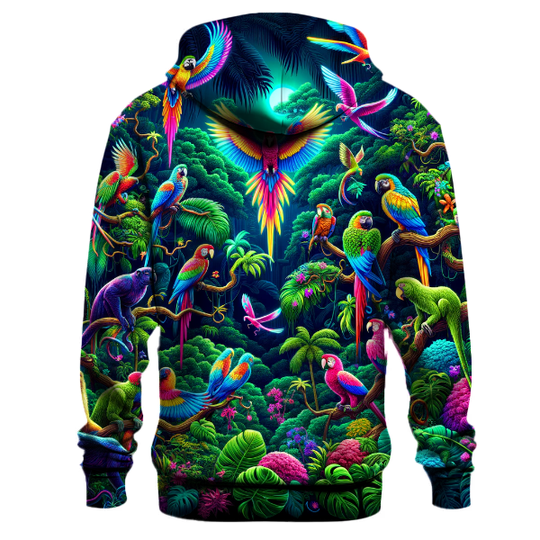 Neon Jungle Escape Hoodie