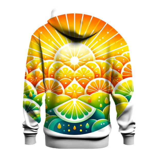 Sunny Citrus Gradient Hoodie