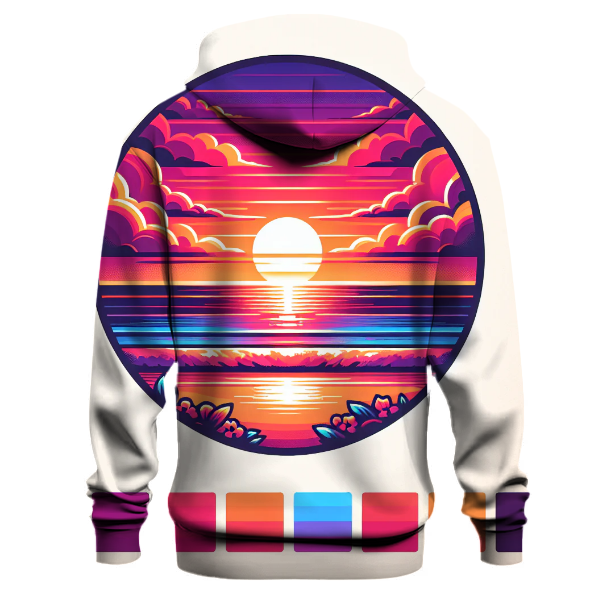 Vintage Sunset Beach Hoodie