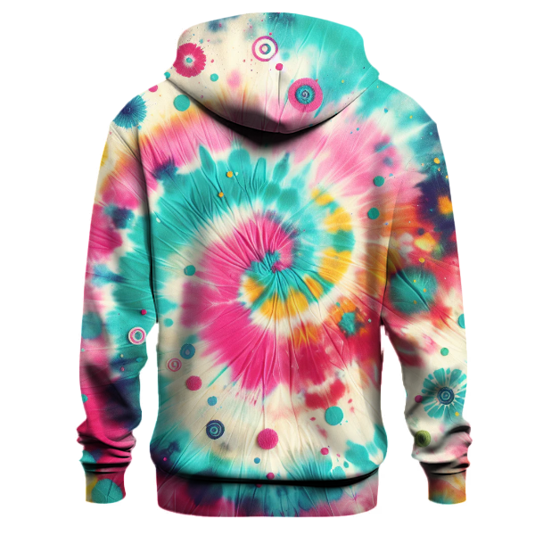 Festival Spirit Tie-dye Design Hoodie