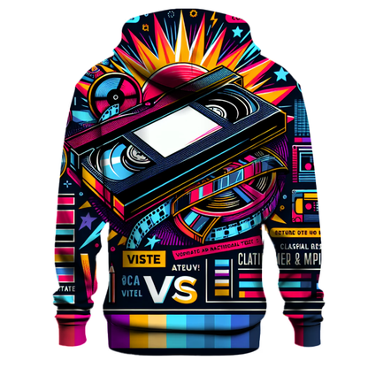 VHS Throwback Graphic Hoodie