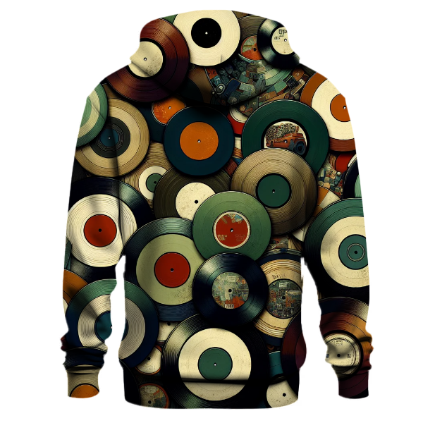 Vinyl Record Retro Hoodie