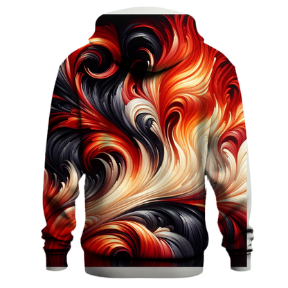 Dancing Flames Tie-dye Hoodie