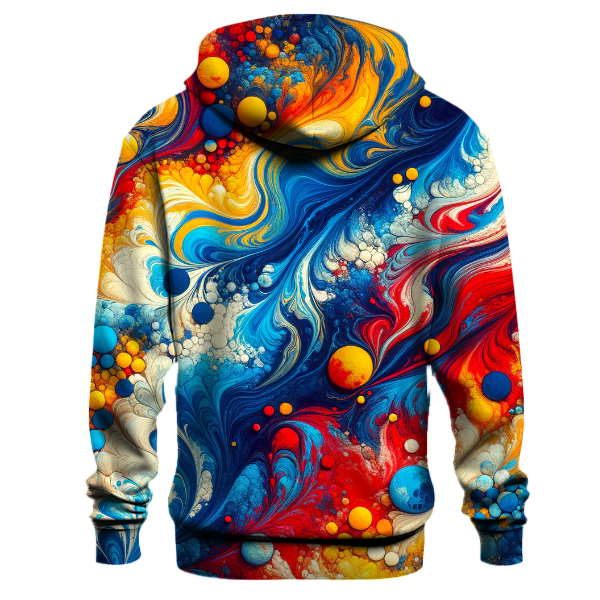 Bold Color Mosaic Hoodie