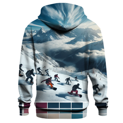 Snowboarding Streak Hoodie Hoodie Designs