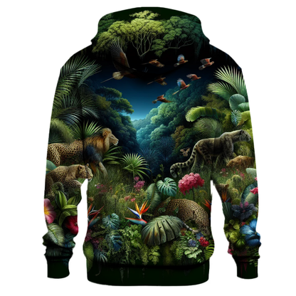 Vibrant Jungle Life Hoodie