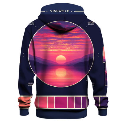 Vibrant Sunset Breeze Hoodie