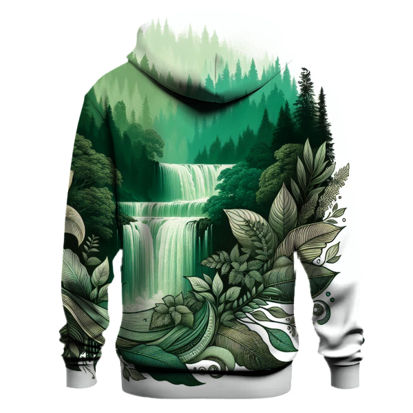 Forest Cascade Hoodie Lightweight Hoodies