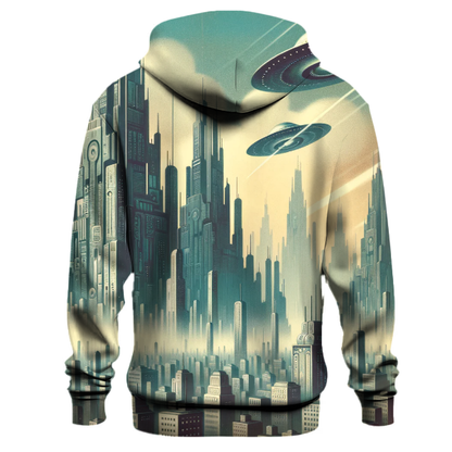 Vintage Sci-Fi Visions Hoodie