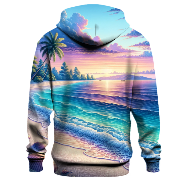 Serene Beach Paradise Hoodie