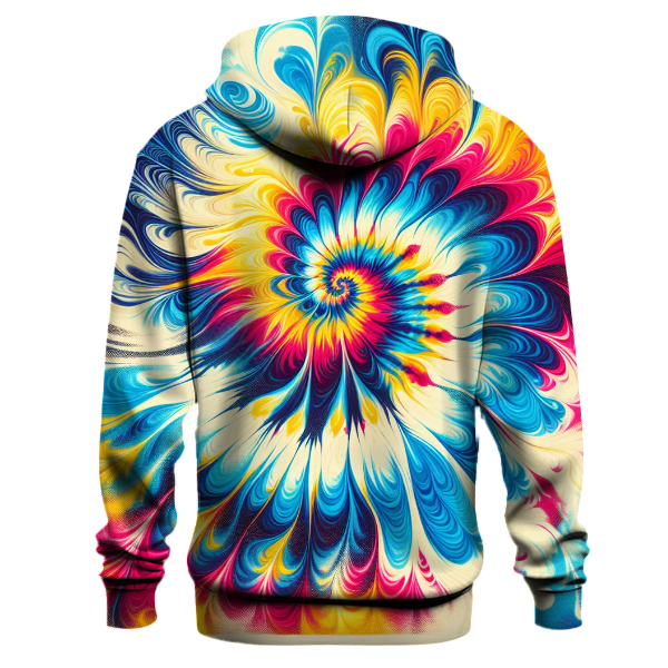 Retro Tie Dye Paradise Hoodie