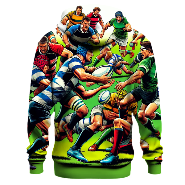 Rugby Charge Hoodie Premium Hoodies