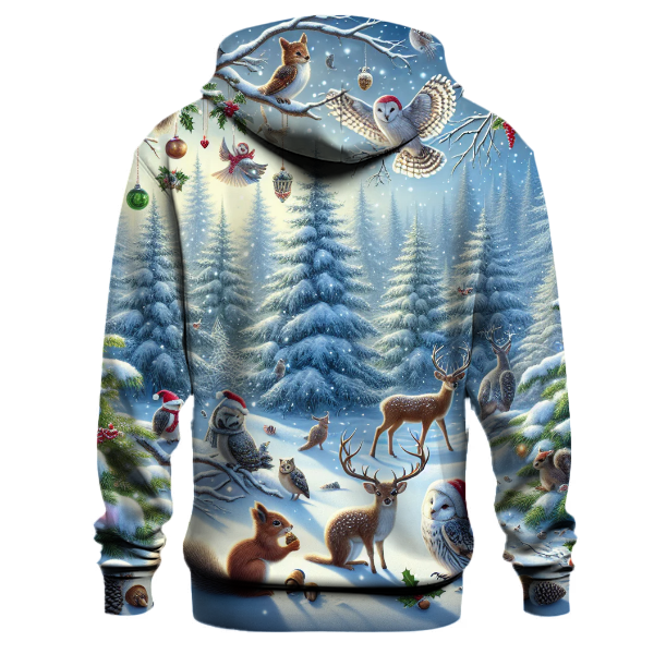 Winter Woodland Creatures Hoodie