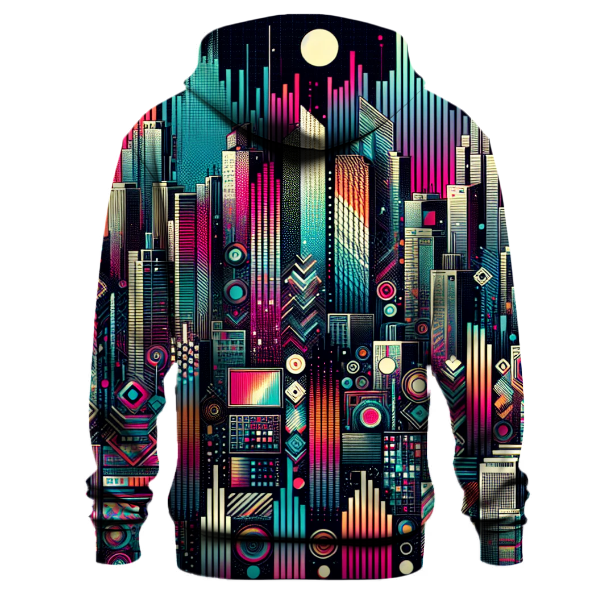 Synthwave Skyline Design Hoodie Hoodie Trends