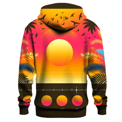 Tropical Sunset Breeze Hoodie Hoodie Designs