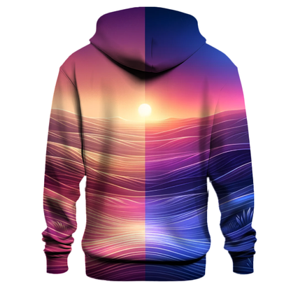 Violet Dawn Gradient Hoodie