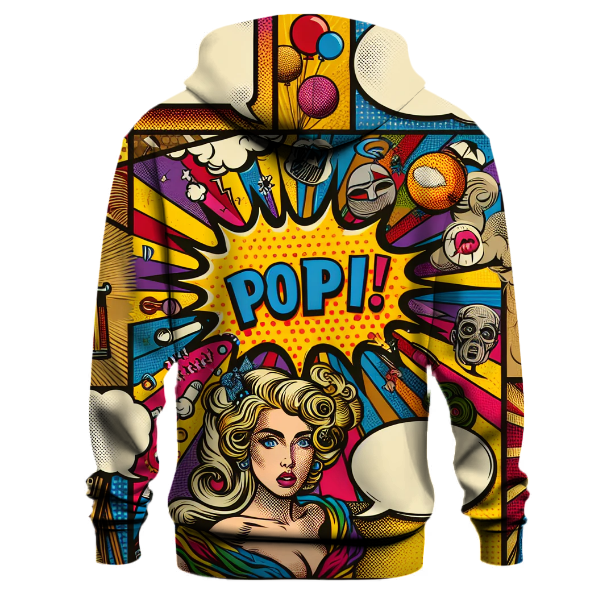 Vintage Pop Art Hoodie