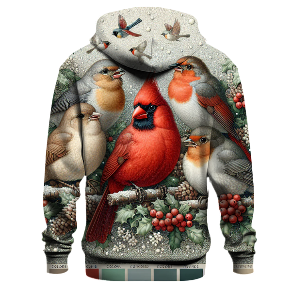 Winter Birds Christmas Song Hoodie