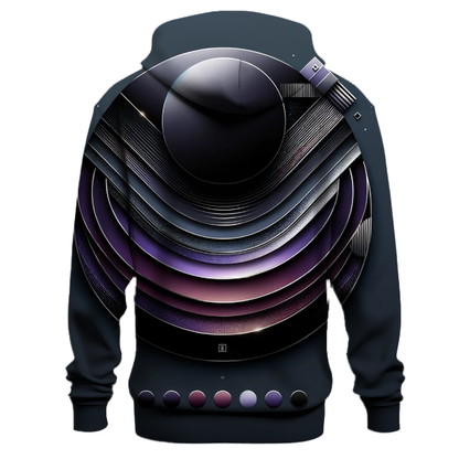 Chic Noir Gradient Hoodie