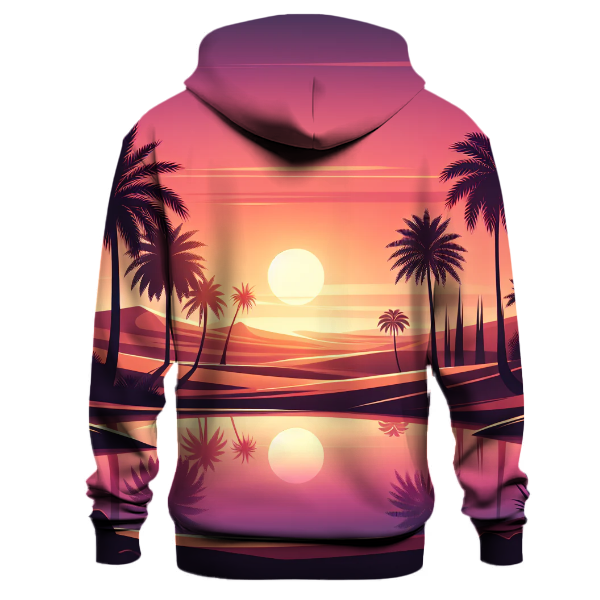 Sunset Oasis Dream Hoodie Hoodie Designs