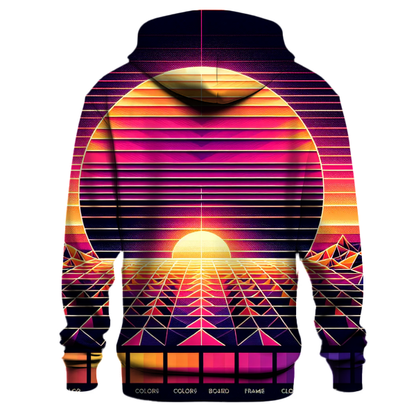 Geometric Sunset Dream Hoodie