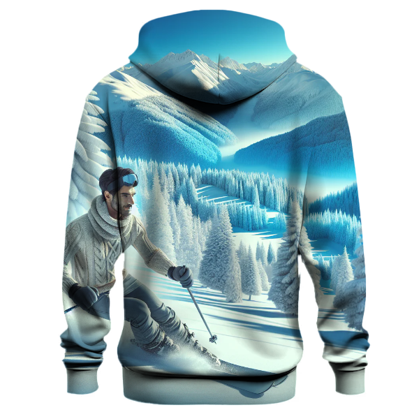 Skiing Thrill Seekers Hoodie