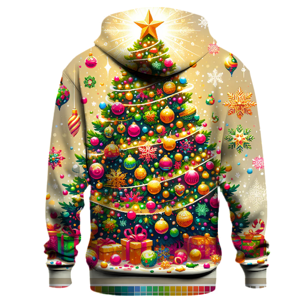 Whimsical Christmas Tree Hoodie