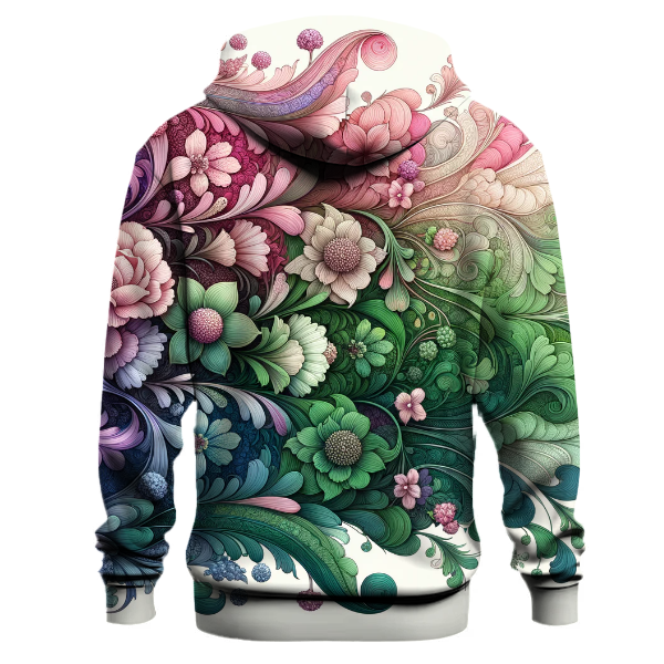 Floral Bloom Gradient Hoodie