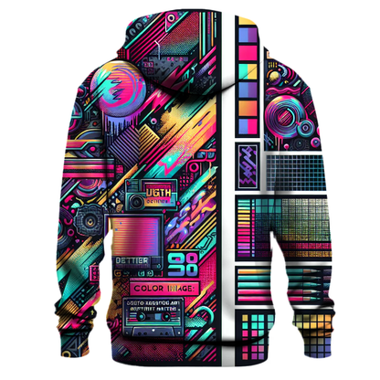 Digital Graffiti Groove Hoodie