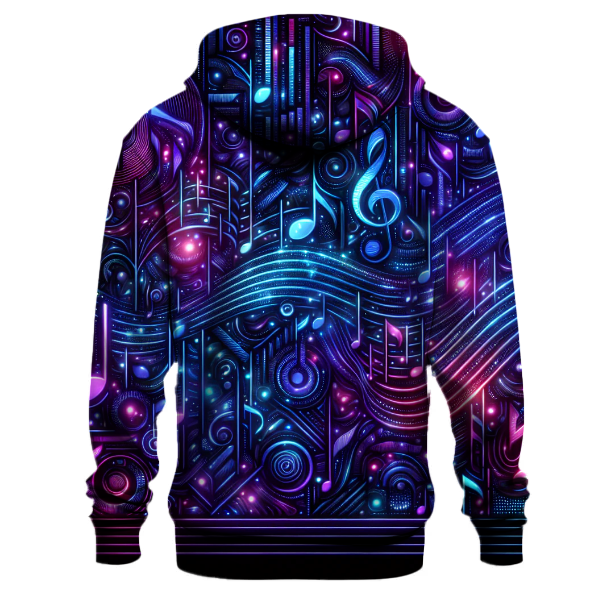 Synth Melody Echo Hoodie