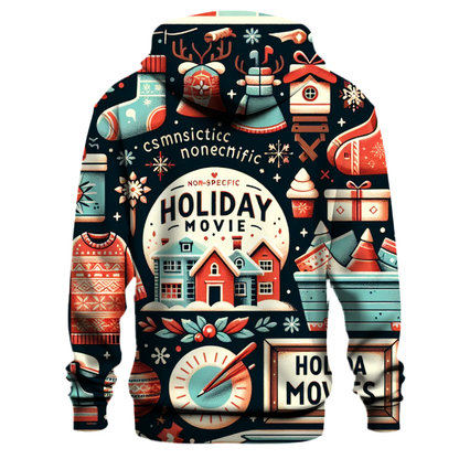 Vintage Christmas Movie Marathon Hoodie