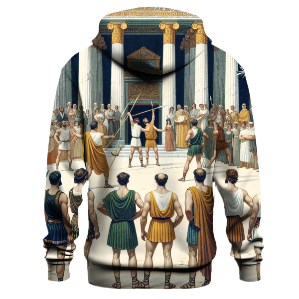 Javelin Throw - Ancient Greece Hoodie