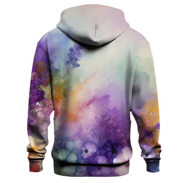 Vibrant Violets Tie-dye Design Hoodie